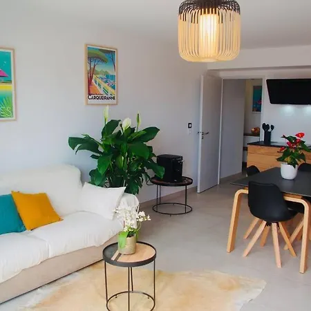 Magnifique T3 Neuf, Climatise, Terrasse Vue * Carqueiranne